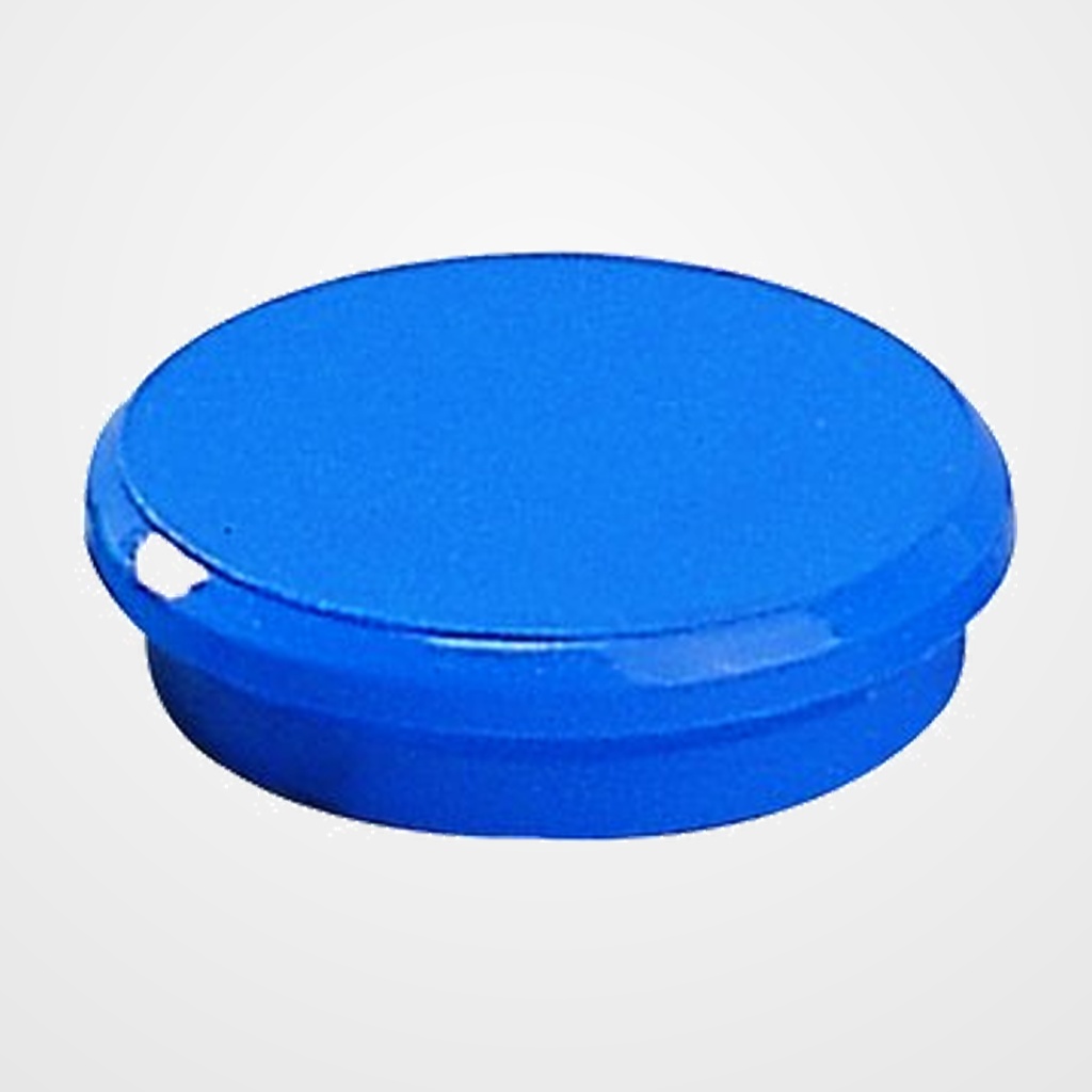 IMANES REDONDOS DAHLE 24 mm AZUL BOTE de 10