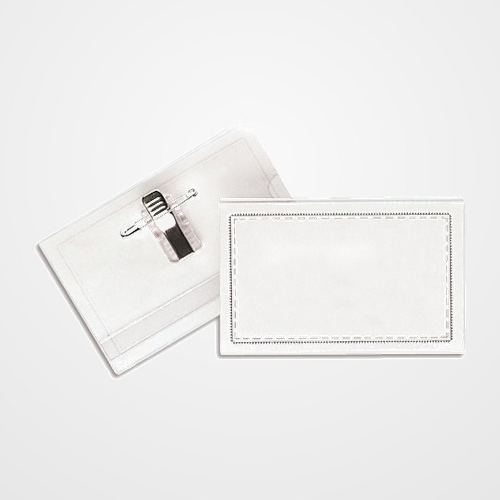 FUNDA DISTINT.GRAF.PVC IMPERDIBLE+PINZA OC. PAQUETE de 50