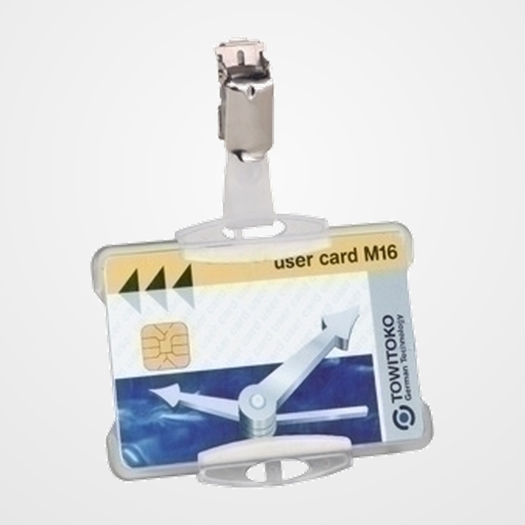 FUNDA DISTINTIVO DURABLE 8118 con PINZA para PASE de SEGURIDAD 54x85mm TRANSPARENTE PAQUETE de 25