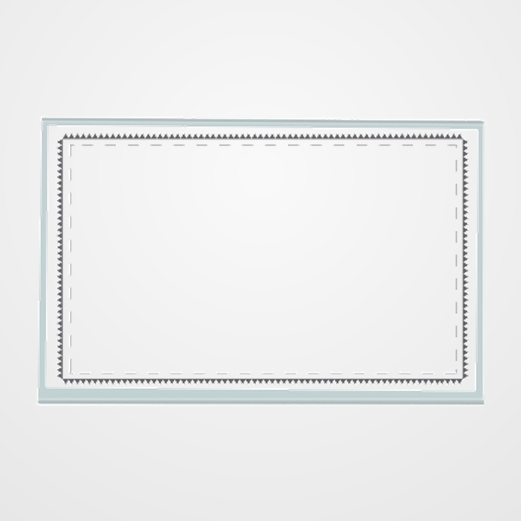 FUNDA DISTINTIVO FOROFIS con PINZA+IMPERDIBLE 57x90mm PAQUETE de 50