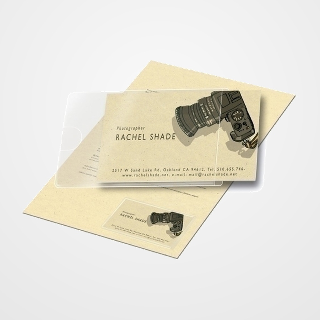 FUNDA ADHESIVA 3L  60x95mm BOLSILLO para TARJETAS BOLSA de 10