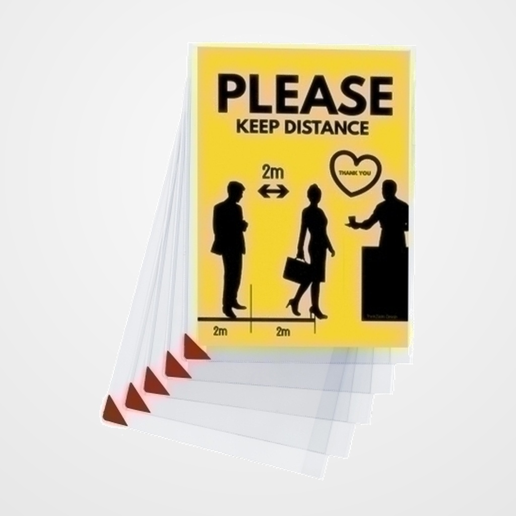 FUNDA PORTA CARTELES TARIFOLD KANG EASY CLIC A4 VERTICAL/HORIZONTAL REMOVIBLE PACK de 5