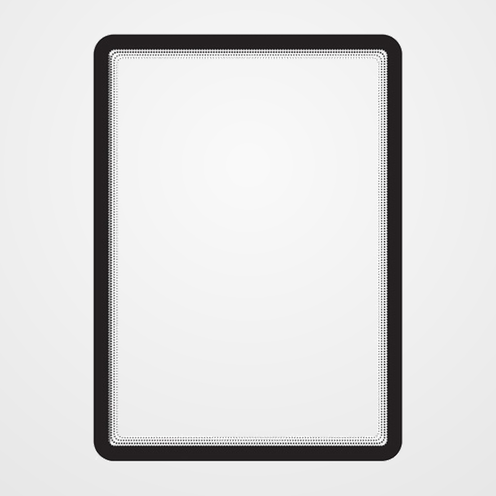 FUNDA PORTA CARTELES TARIFOLD MAGNETO SOLO A3 VERTICAL/HORIZONTAL NEGRO PACK de 2