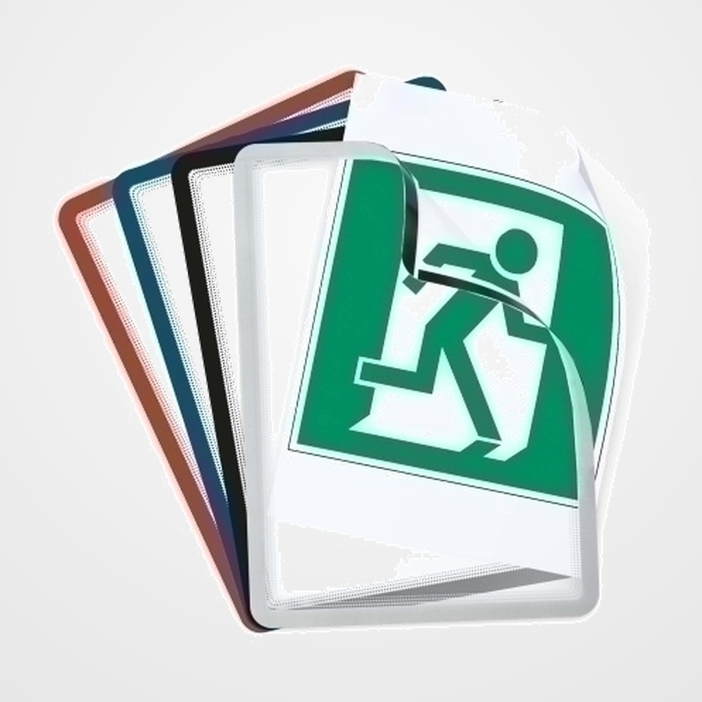 FUNDA PORTA CARTELES TARIFOLD MAGNETO SOLO A4 VERTICAL/HORIZONTAL PLATA PACK de 2