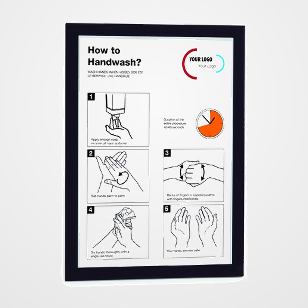 MARCO DURABLE MAGNETICO AUTOADHESIVO DURAFRAME A4 NEGRO BOLSA DE 2