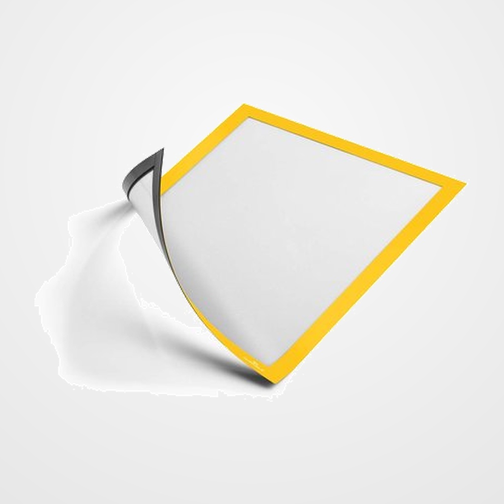 MARCO DURABLE MAGNETICO DURAFRAME A4 AMARILLO BOLSA DE 5