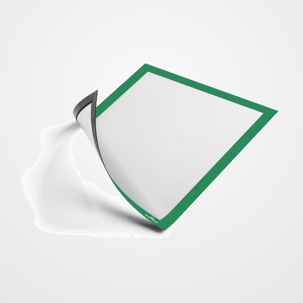 MARCO DURABLE MAGNETICO DURAFRAME A4 VERDE BOLSA DE 5