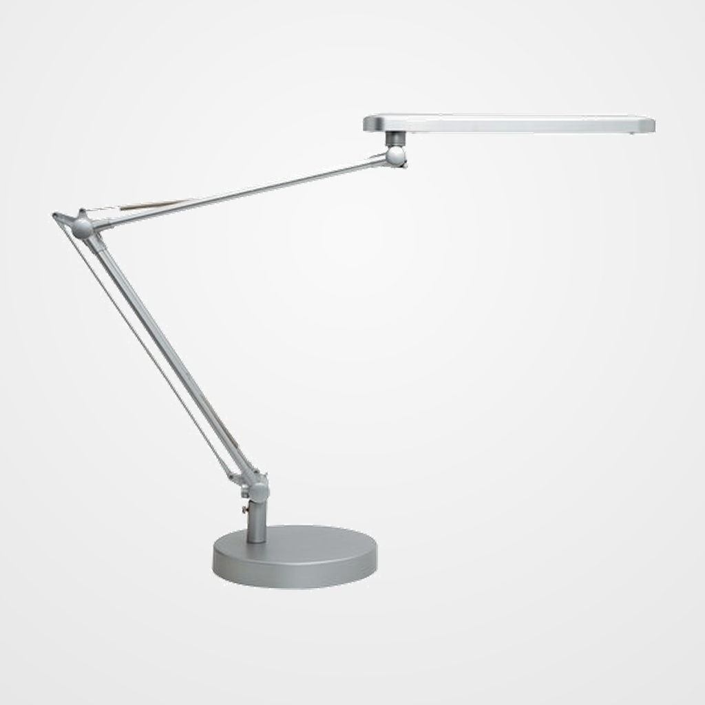 LAMPARA SOBREMESA UNILUX LED 6W MAMBO GRIS METALIZADO