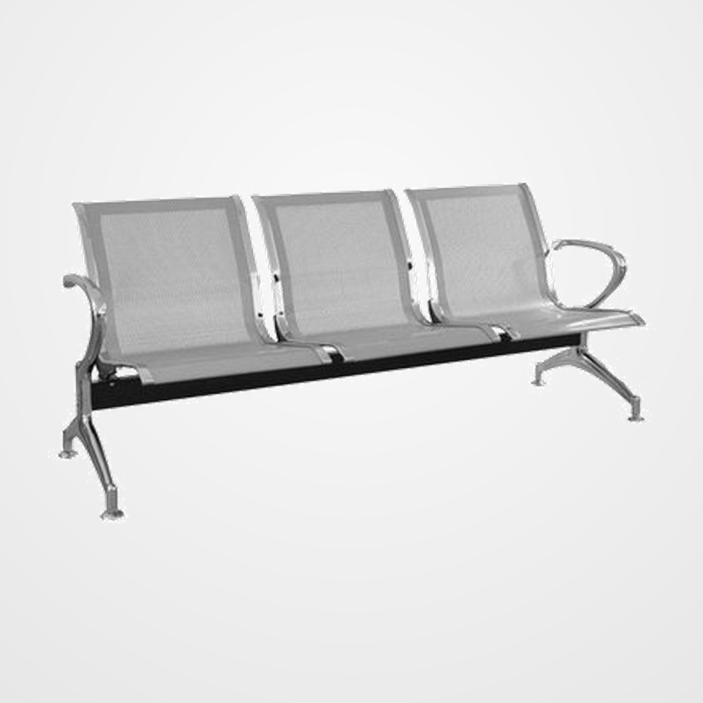 BANCADA PIQUERAS Y CRESPO ACEBRON 3 PLAZAS ALUMINIO