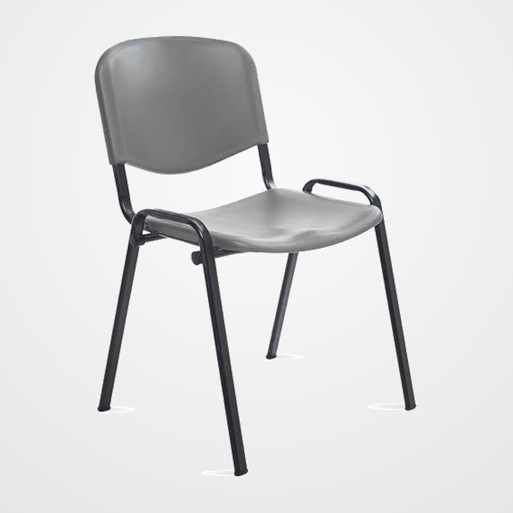 SILLA ROCADA CONFIDENTE RD-975V15-1 RESPALDO Y ASIENTO PLASTICOS GRIS