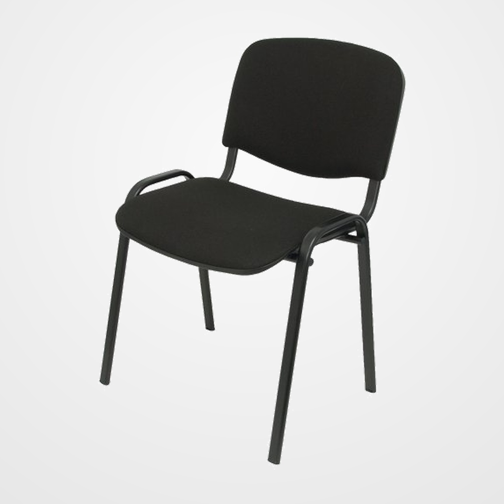 [24401653] SILLA PIQUERAS Y CRESPO ALCARAZ CONFIDENTE APILABLE ASIENTO TAPIZADO ARAN NEGRO