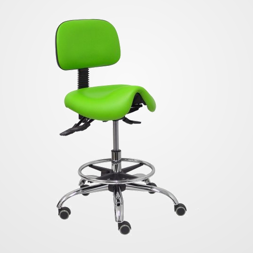 TABURETE PIQUERAS Y CRESPO ZARZA SIMILPIEL PISTACHO