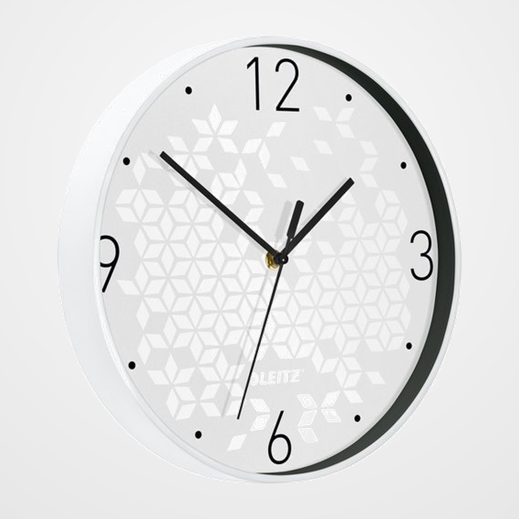 RELOJ PARED LEITZ WOW ANALOGICO 29 CM Ø BLANCO