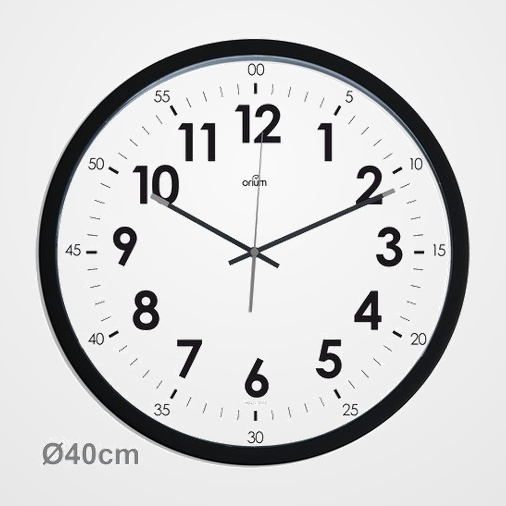 RELOJ DE PARED ORIUM BY CEP ANALOGICO SILENCIOSO 11251 40 CM Ø