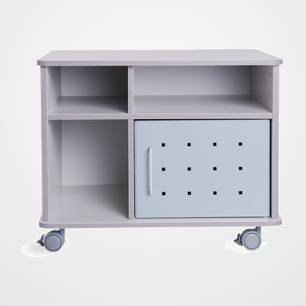 MESA ROCADA FOTOCOPIADORA ALTA GRIS RD-4020