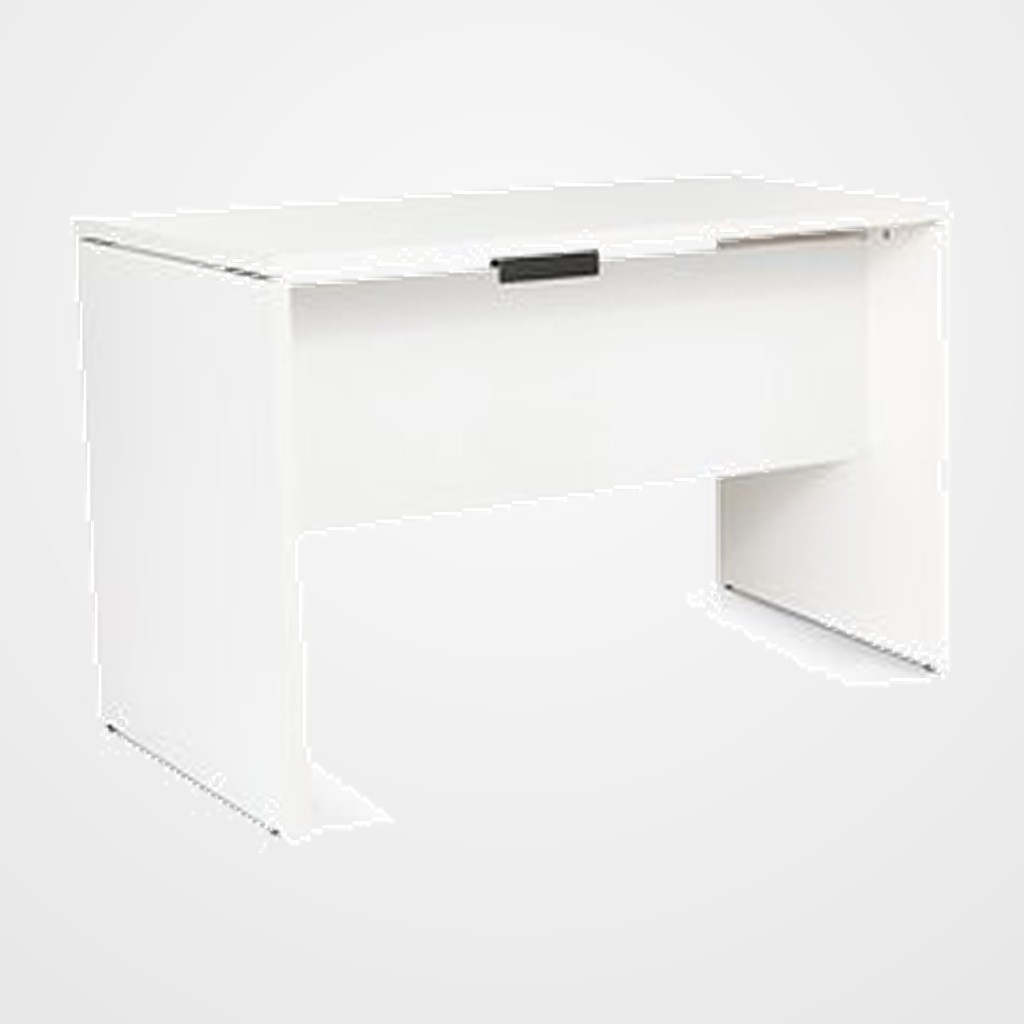 MESA ROCADA WORK 120x60 ESTRUCTURA BLANCO TABLERO BLANCO