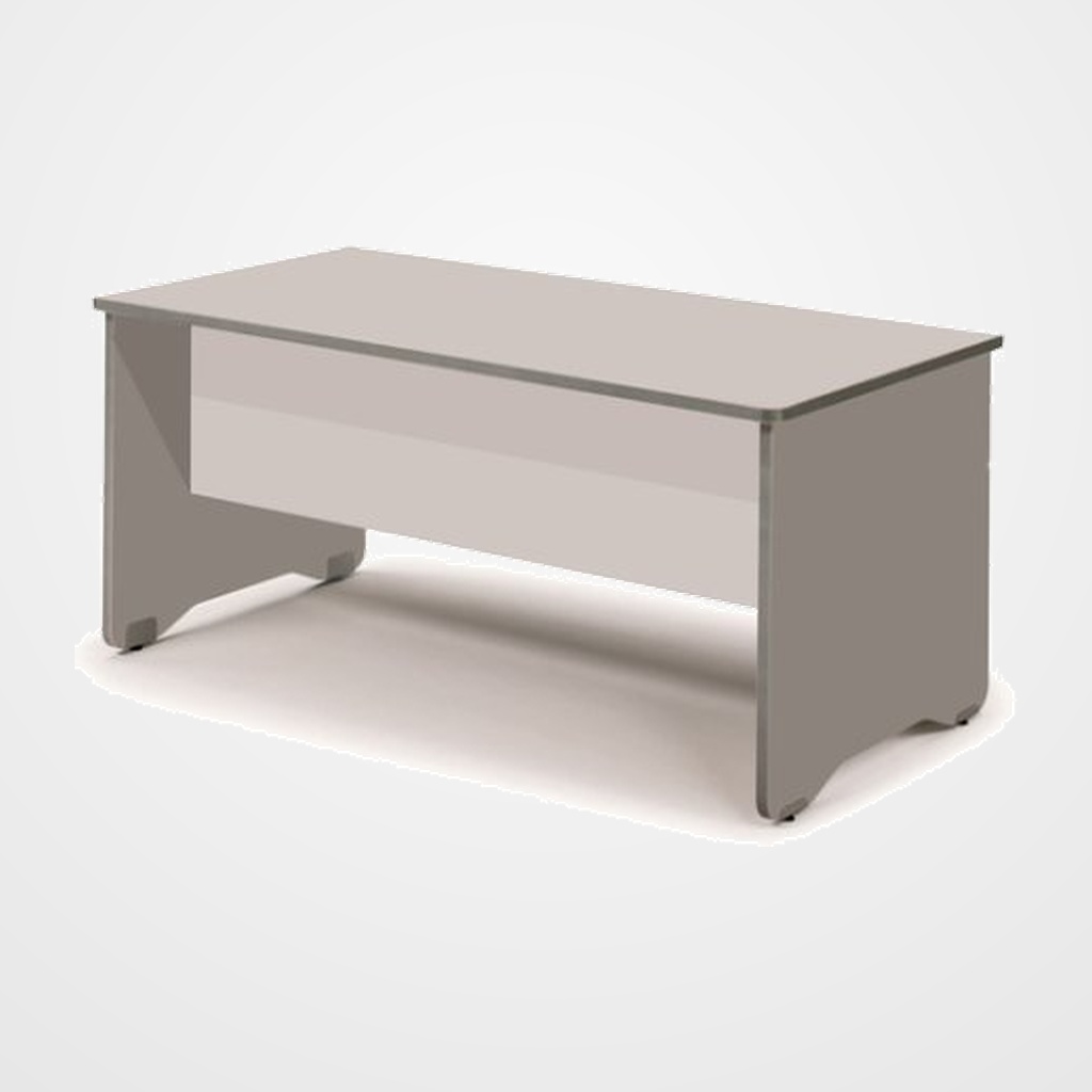 MESA ROCADA WORK 180x80 ESTRUCTURA GRIS TABLERO GRIS