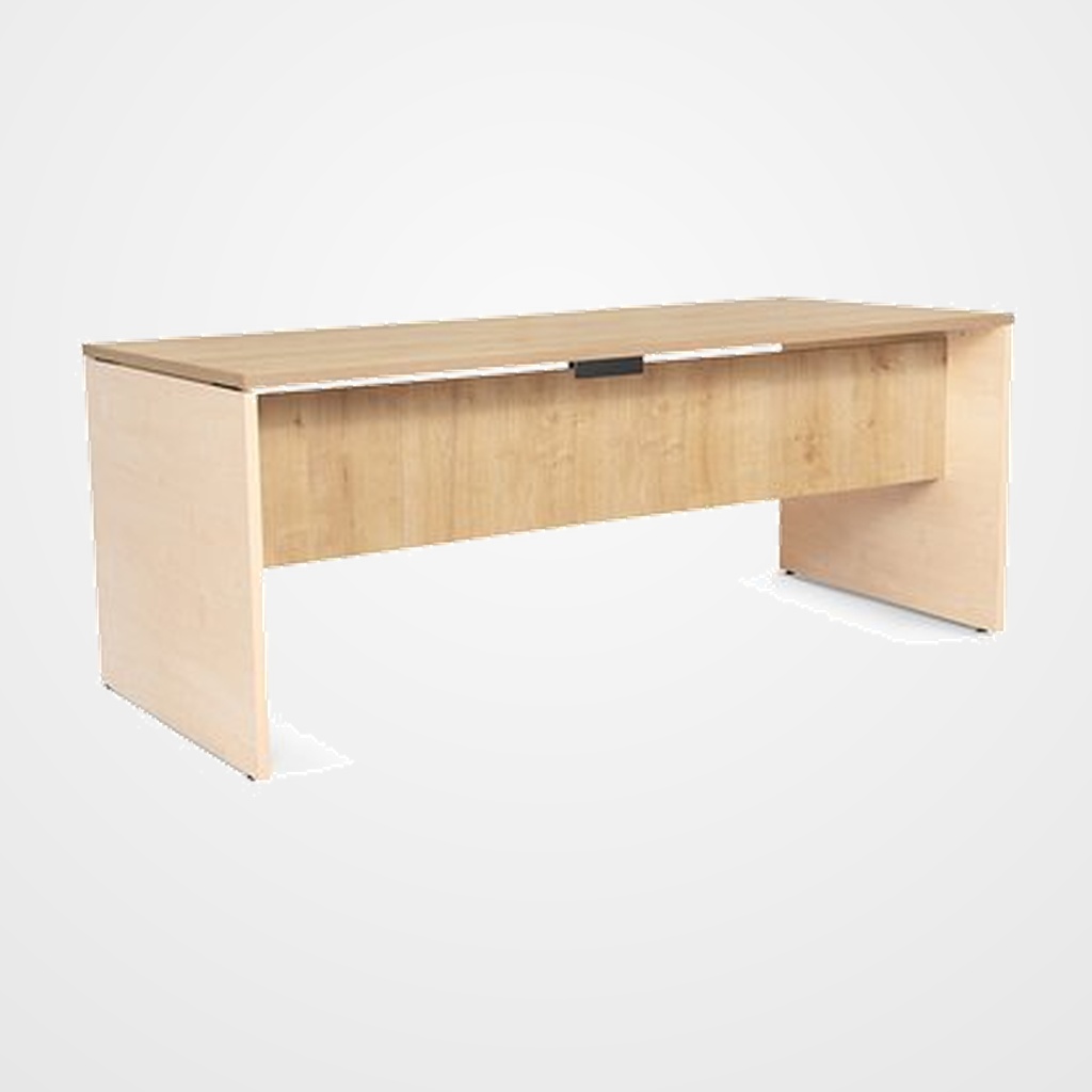 MESA ROCADA WORK 180x80 ESTRUCTURA HAYA TABLERO ROBLE