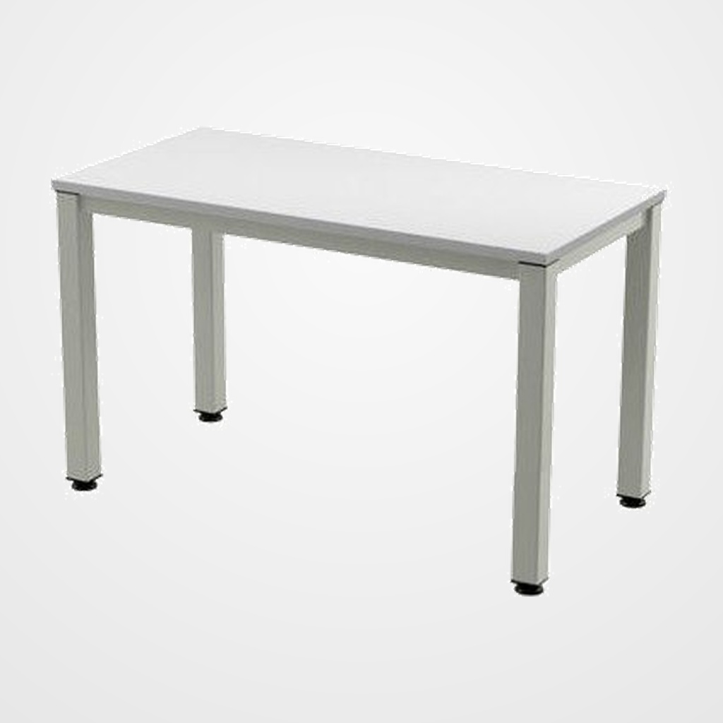 MESA ROCADA EXECUTIVE 140x80 ESTRUCTURA ALUMINIO TABLERO MELAMINA GRIS