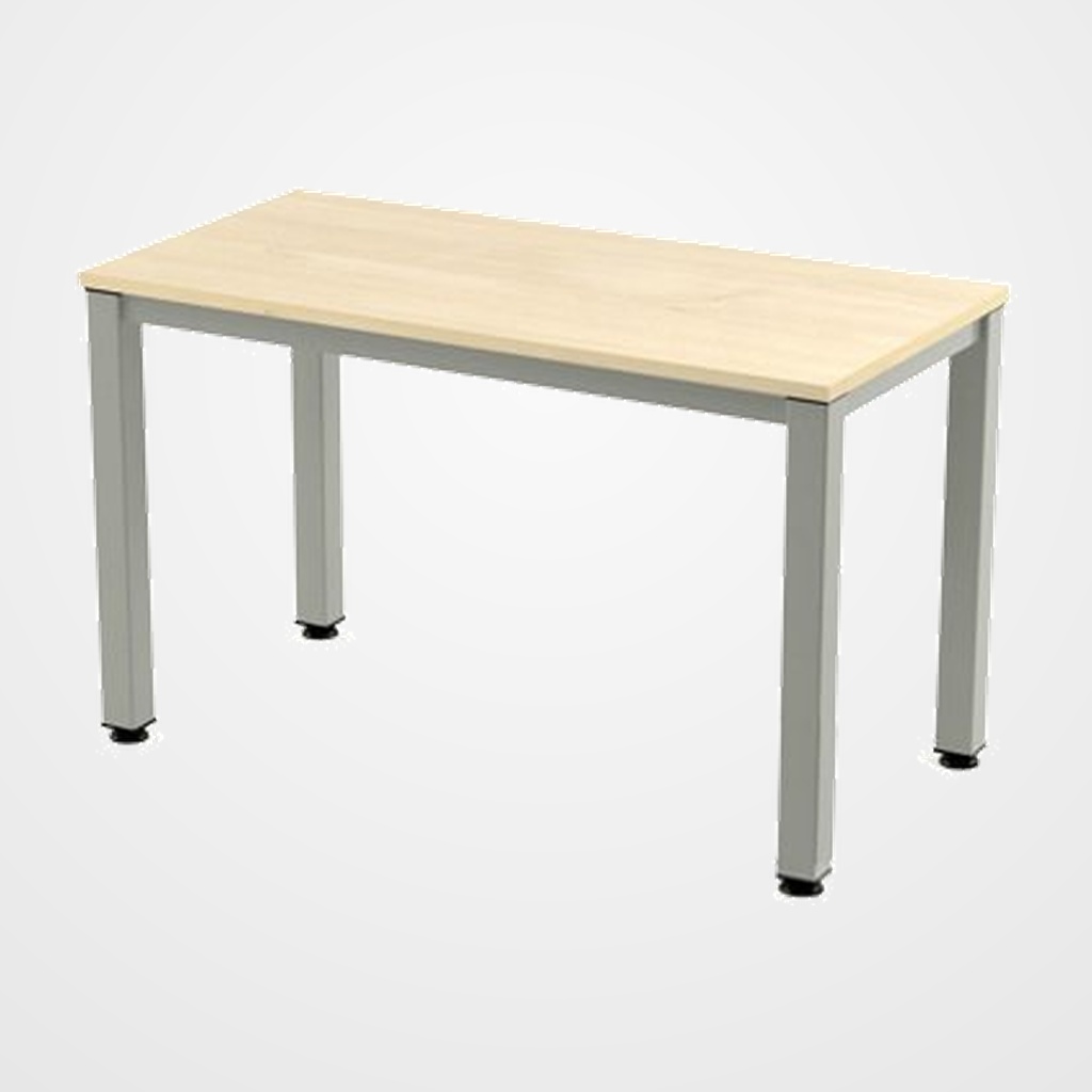 MESA ROCADA EXECUTIVE 140x80 ESTRUCTURA ALUMINIO TABLERO MELAMINA HAYA