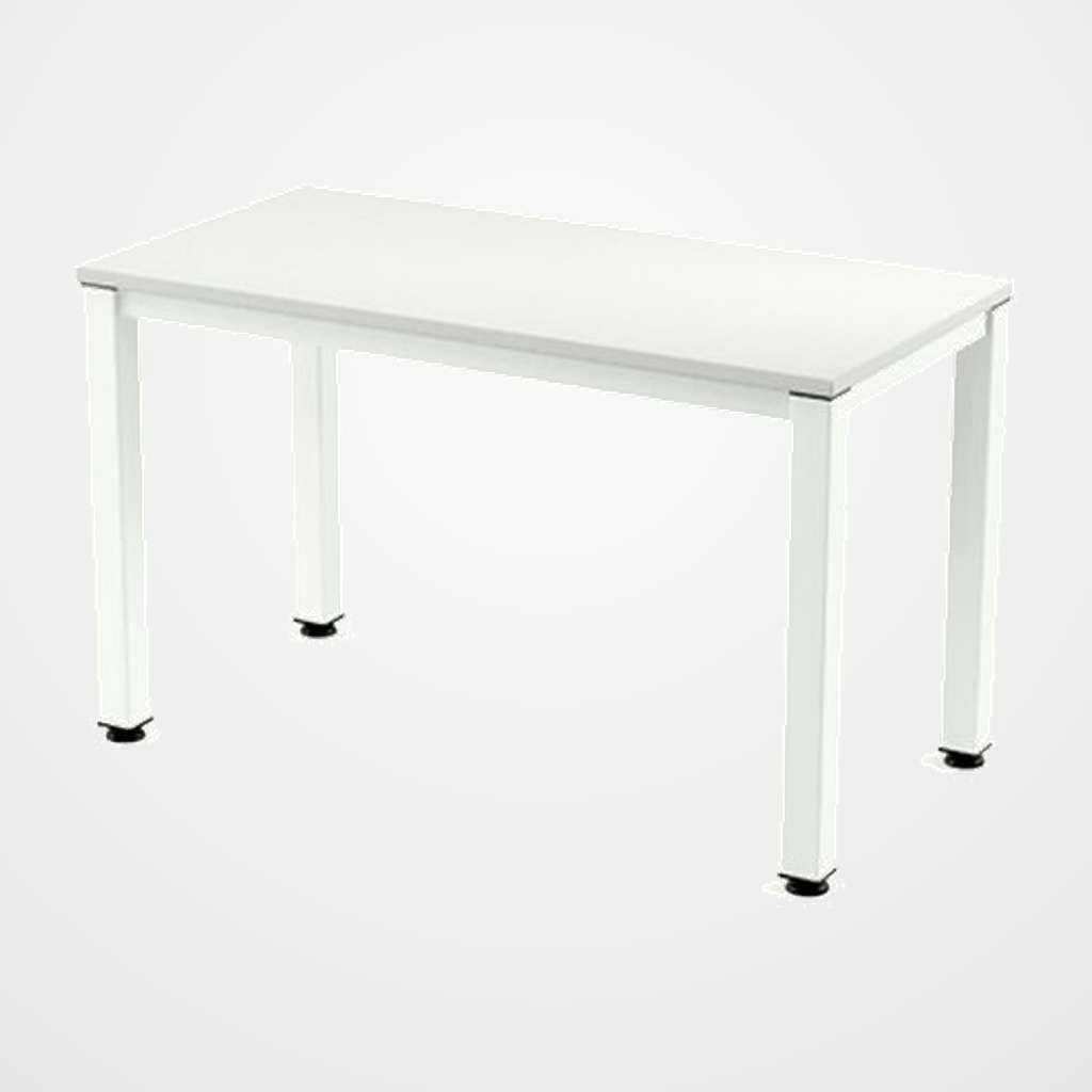 MESA ROCADA EXECUTIVE 140x80 ESTRUCTURA BLANCO TABLERO MELAMINA BLANCO