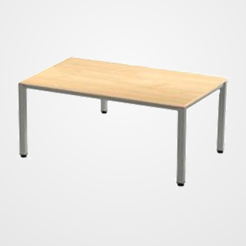 MESA ROCADA EXECUTIVE 163x320 ESTRUCTURA ALUMINIO TABLERO MELAMINA HAYA