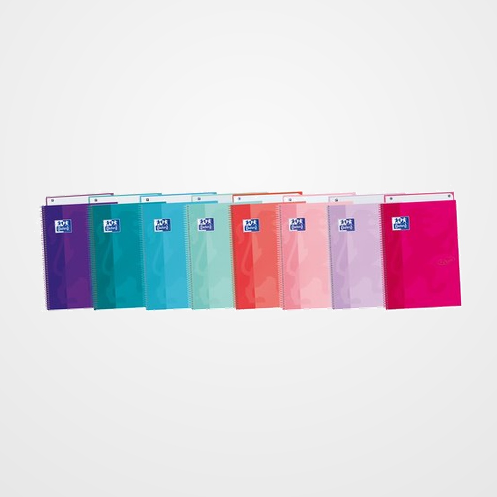 BLOC OXFORD SCHOOL EU.BOOK 1 TOUCH micro.tapa EXTRA A4+ 80h CUADRIC.5x5 90g LIMA