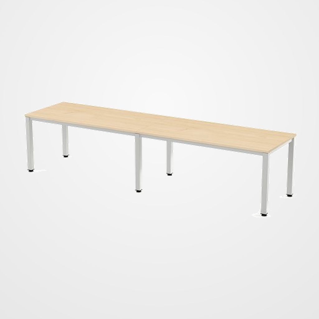 MESA ROCADA EXECUTIVE 360x80 ESTRUCTURA BLANCO TABLERO MELAMINA HAYA