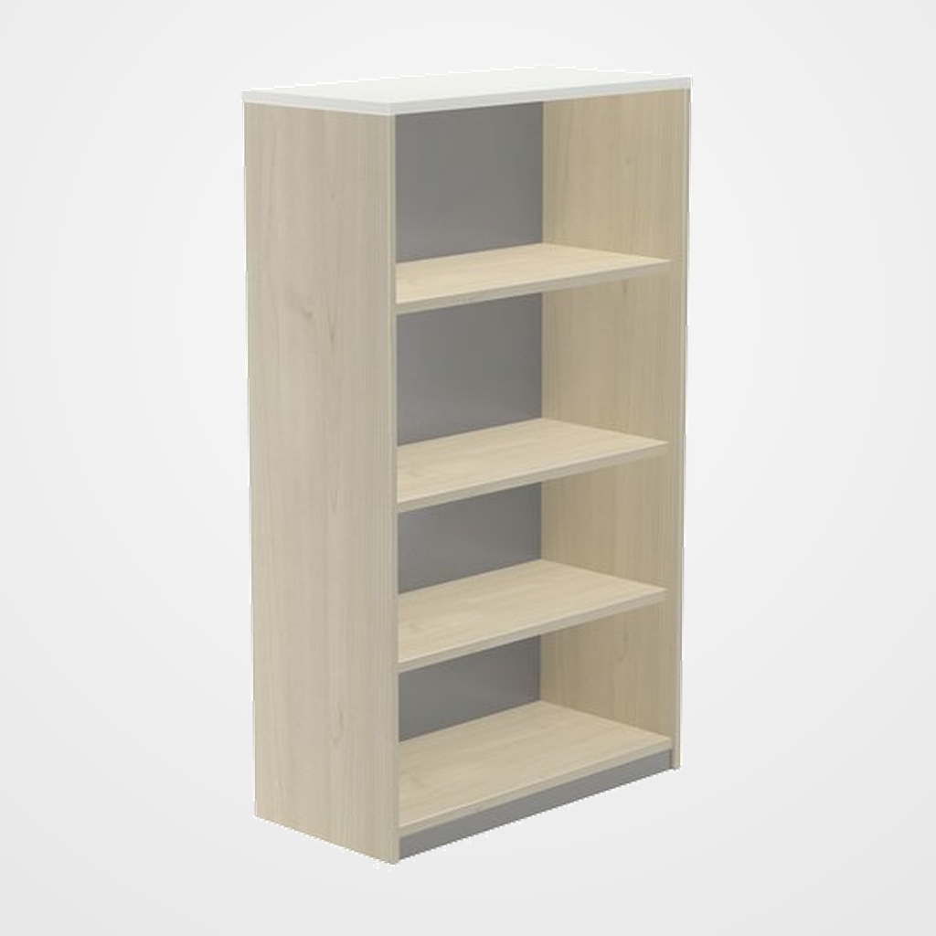 ARMARIO ROCADA ABIERTO 156x90x45 ESTRUCTURA HAYA Y TAPA BLANCO