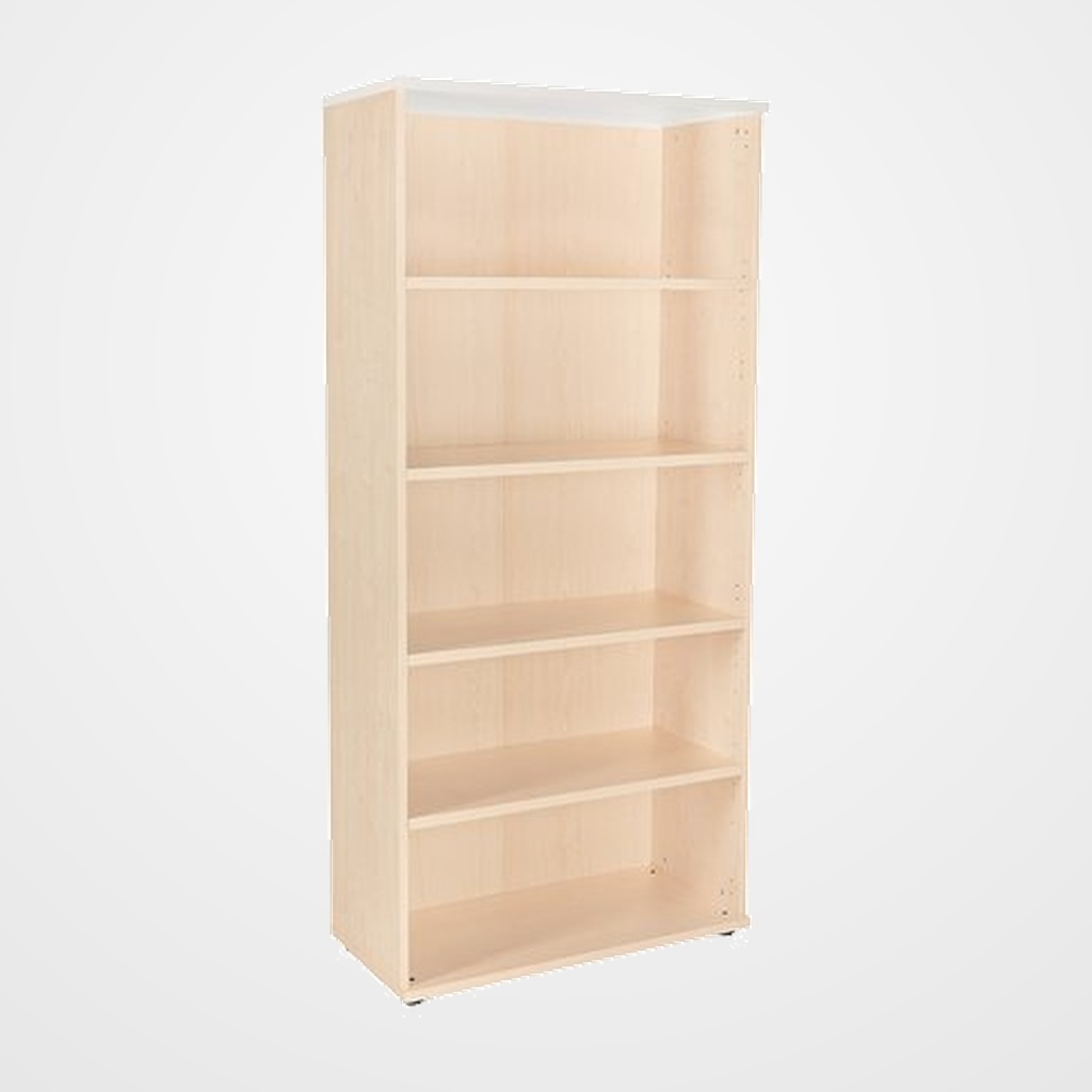 ARMARIO ROCADA ABIERTO 195x90x45 ESTRUCTURA HAYA Y TAPA BLANCO