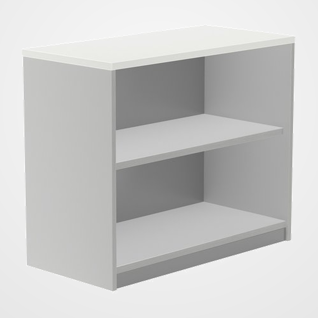 ARMARIO ROCADA ABIERTO 78x90x45 ESTRUCTURA GRIS Y TAPA BLANCO