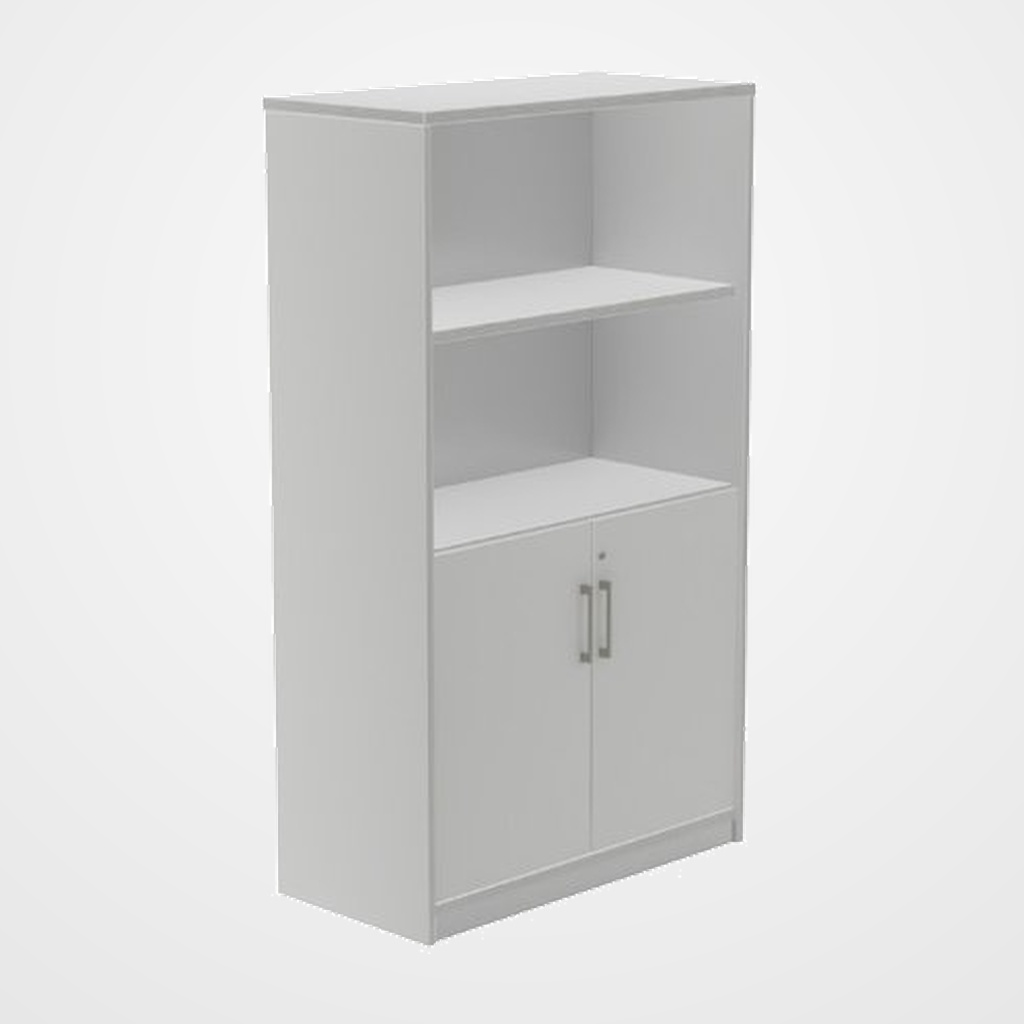 [24403381] ARMARIO ROCADA CON PUERTAS BAJAS 156x90x45 ESTRUCTURA GRIS Y TAPA GRIS