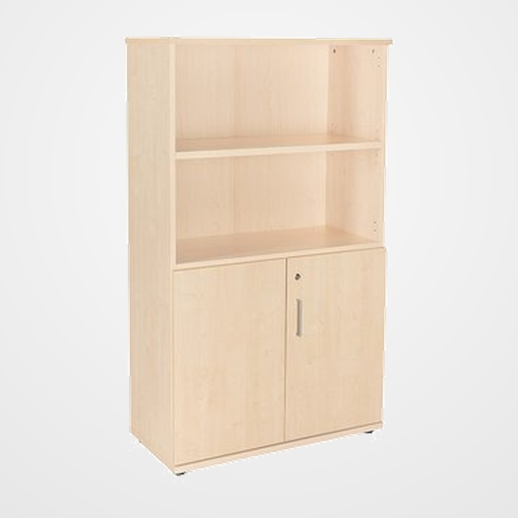 ARMARIO ROCADA CON PUERTAS BAJAS 156x90x45 ESTRUCTURA HAYA Y TAPA HAYA