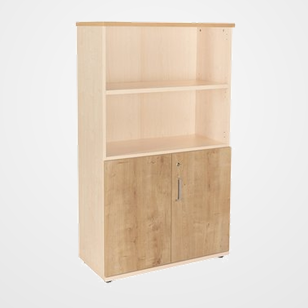 ARMARIO ROCADA CON PUERTAS BAJAS 156x90x45 ESTRUCTURA HAYA Y TAPA ROBLE