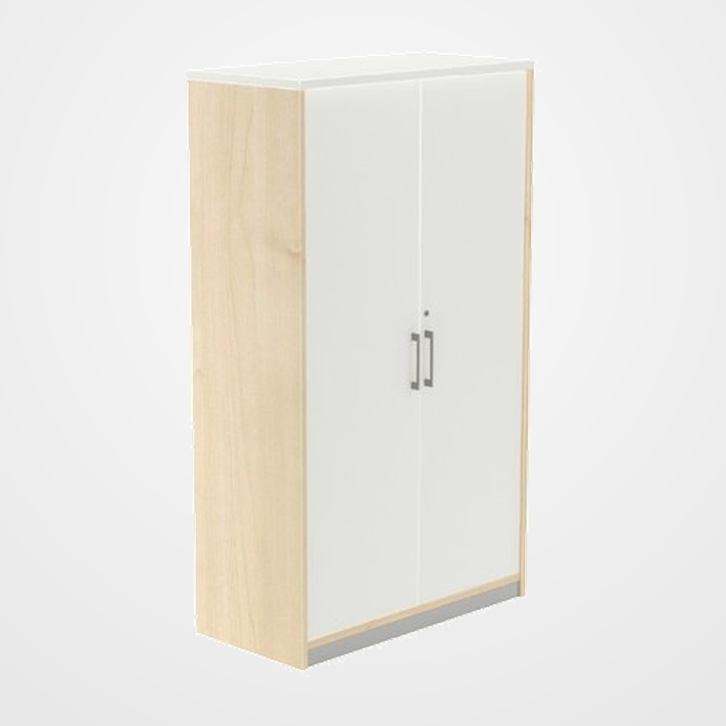 ARMARIO ROCADA CON PUERTAS 156x90x45 ESTRUCTURA HAYA PUERTAS Y TAPA BLANCO