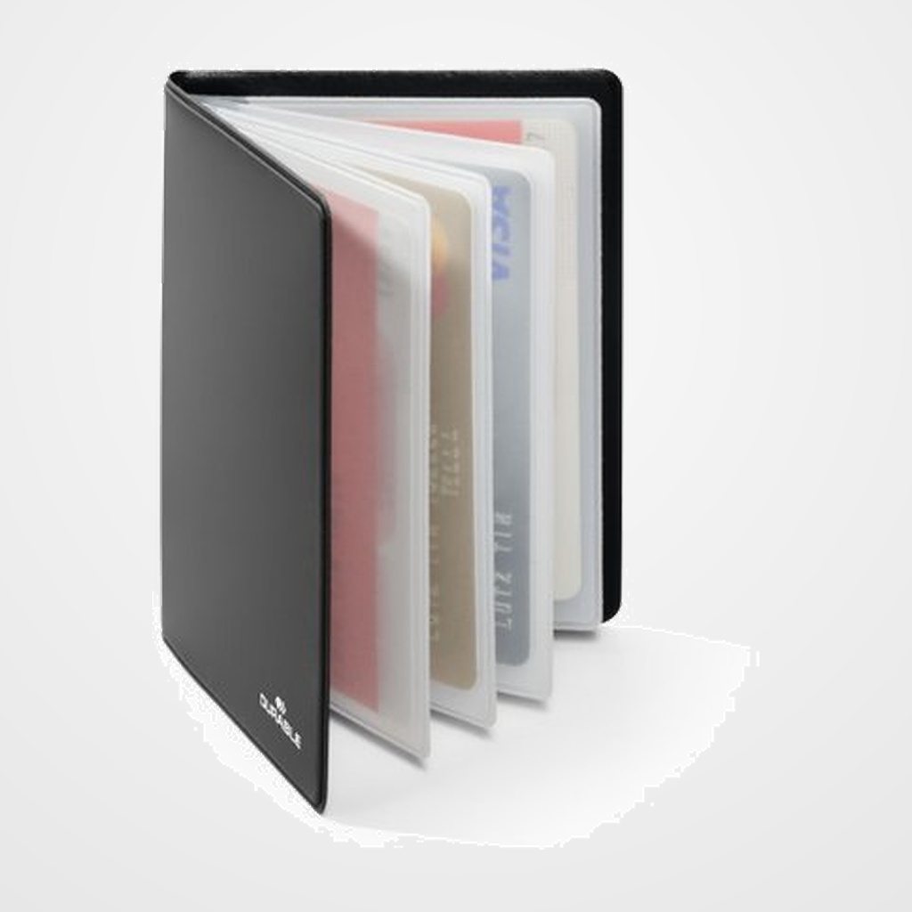 TARJETERO DURABLE RFID SECURE GRIS ANTRACITA (8 tarjetas)