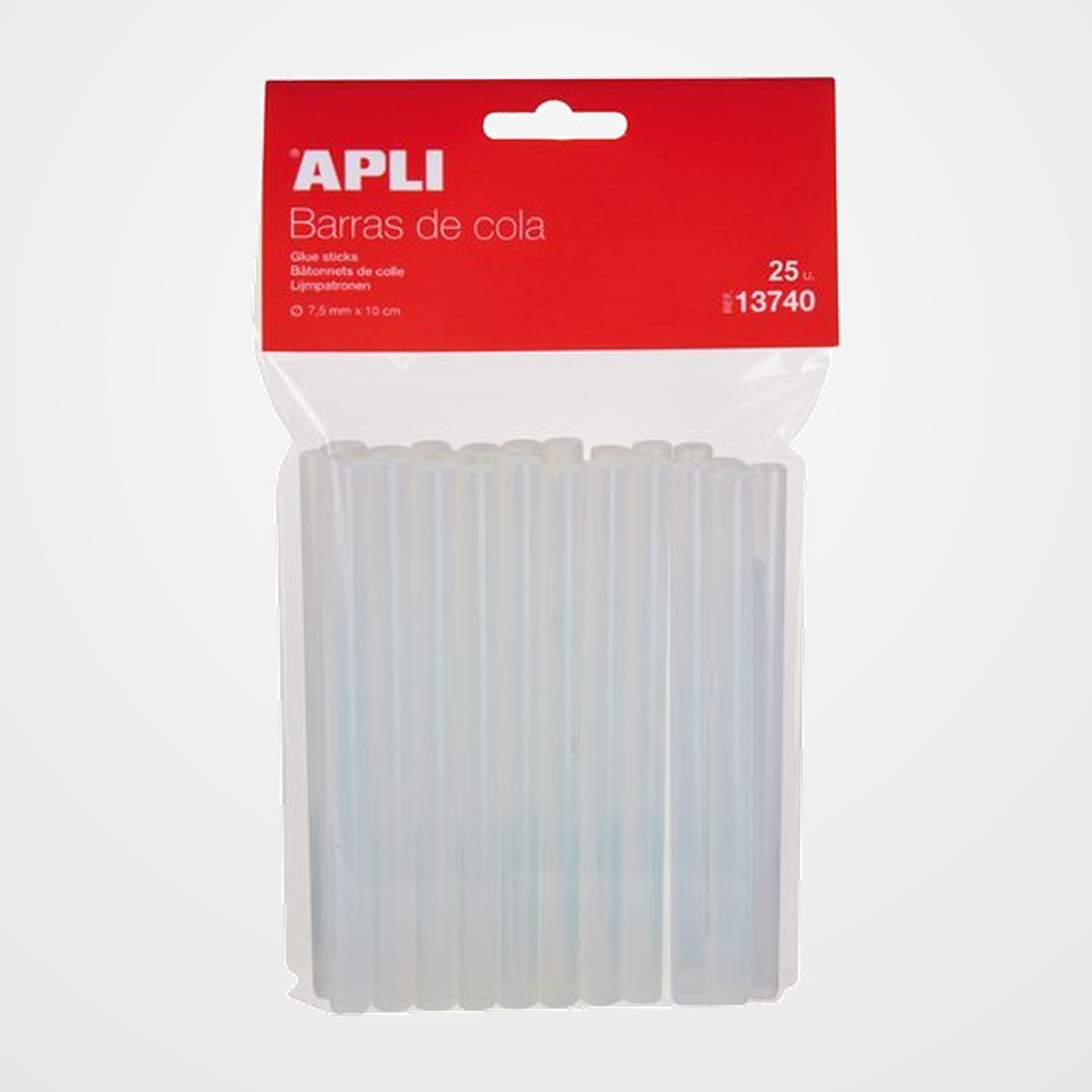 COLA TERMOFUSIBLE en BARRA APLI  BLISTER de 25