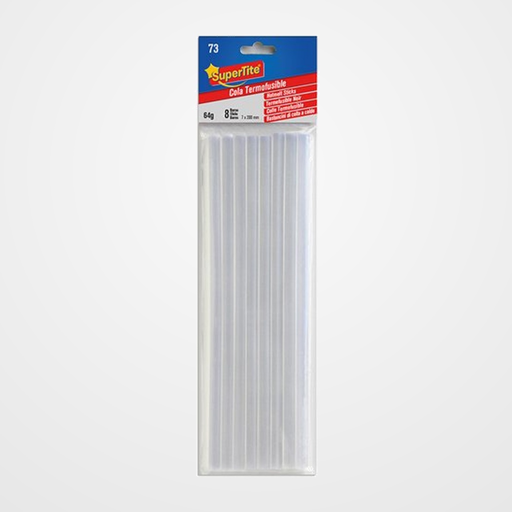 COLA TERMOFUSIBLE en BARRA SUPERTITE 7x200 mm. blister de 8