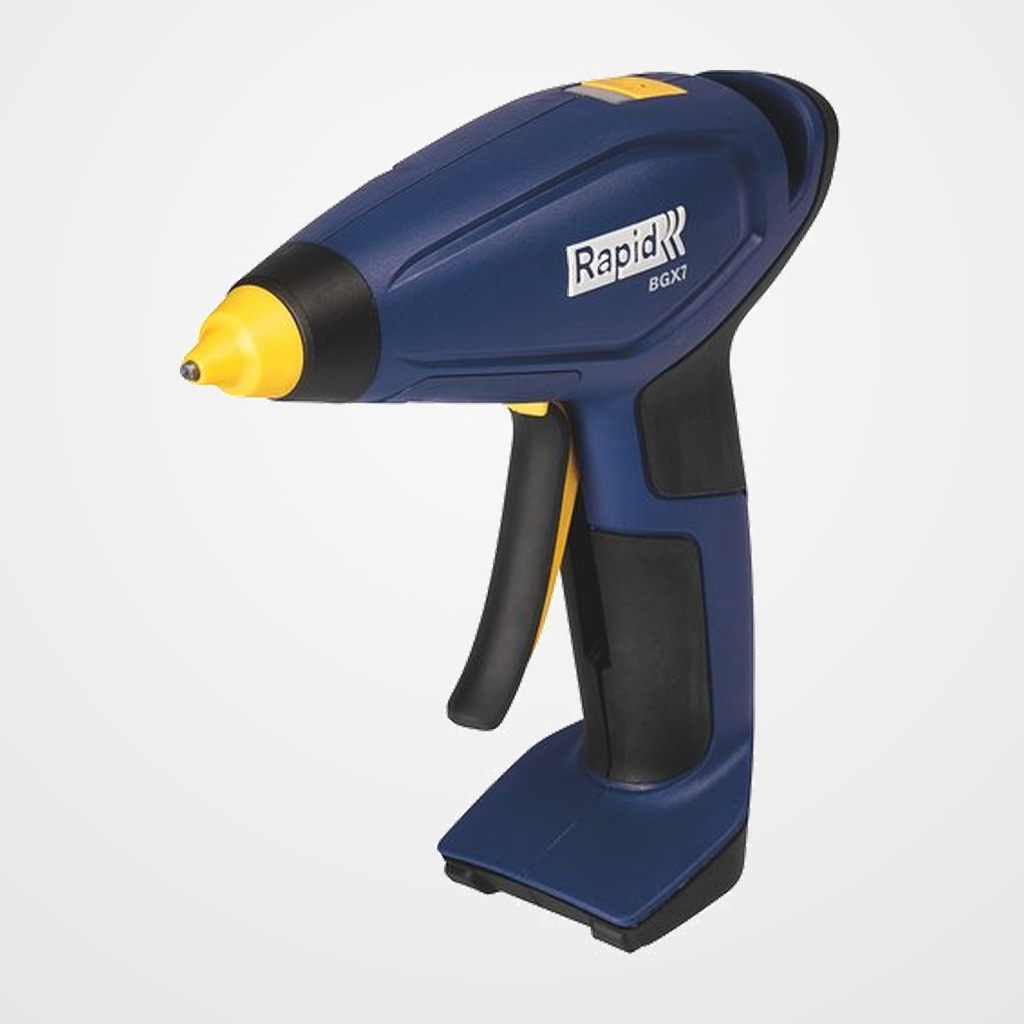[23101377] PISTOLA de COLA TERMOFUSIBLE RAPID BGX7 (inalambrica) con BATERIA