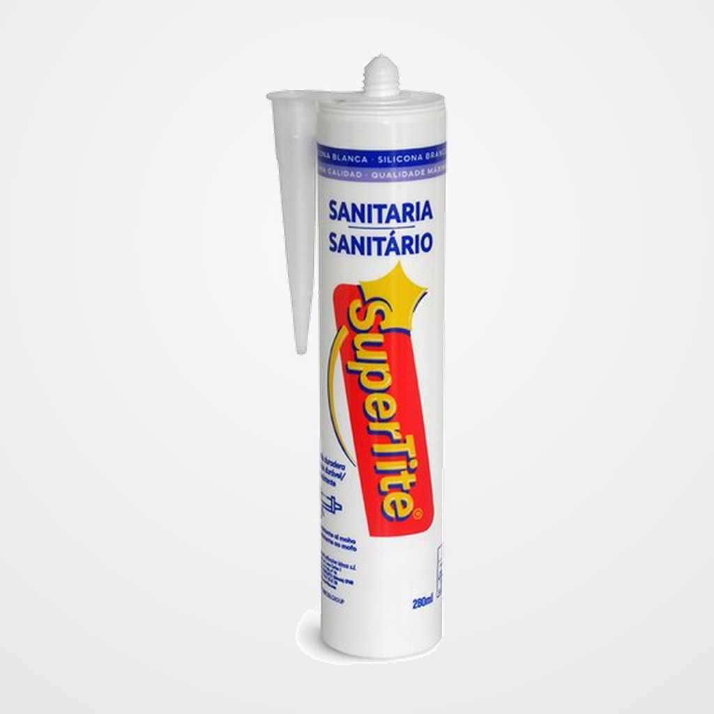 SILICONA SUPERTITE COCINA/BAÑO BLANCA 280ml