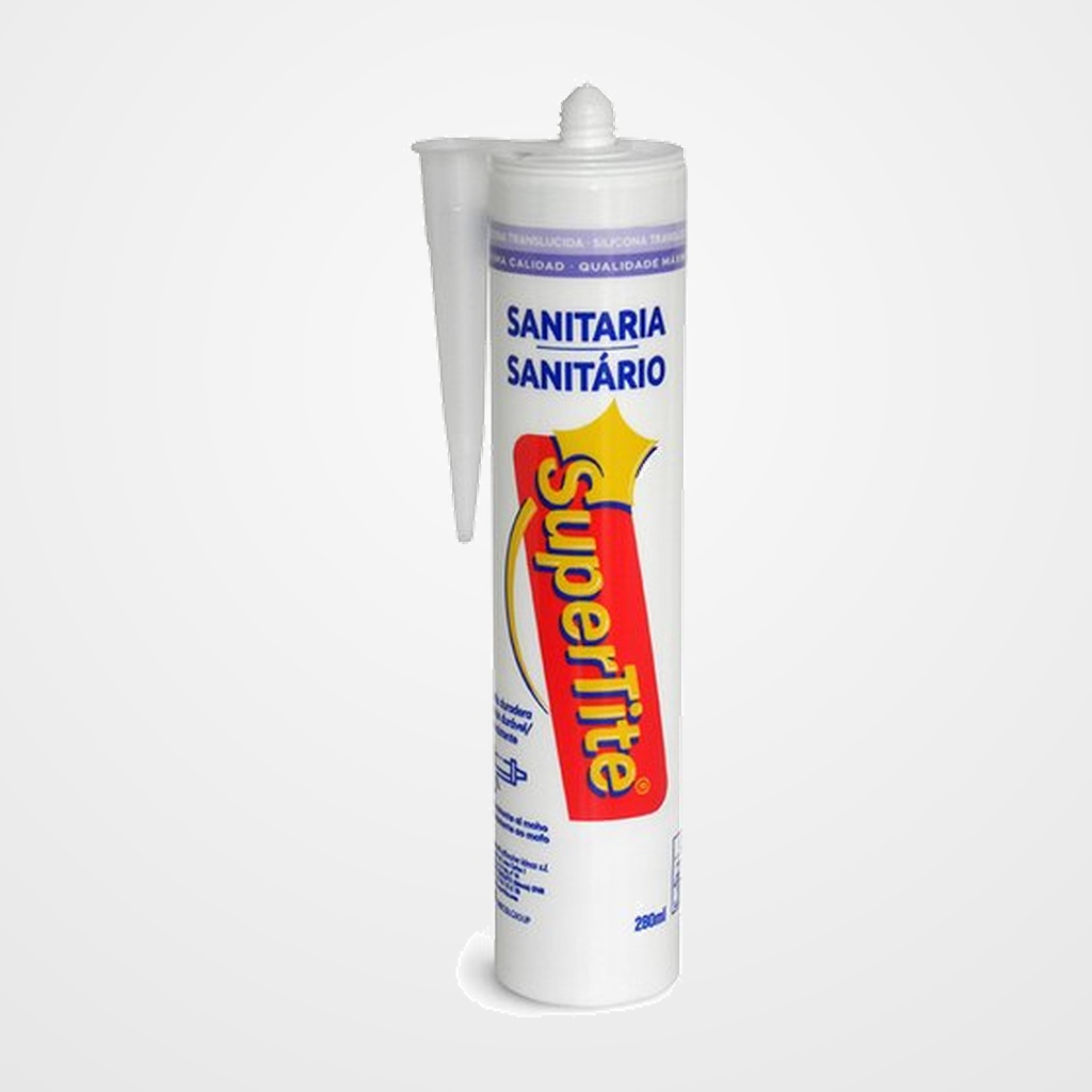 SILICONA SUPERTITE COCINA/BAÑO TRANSLUCIDA 280ml