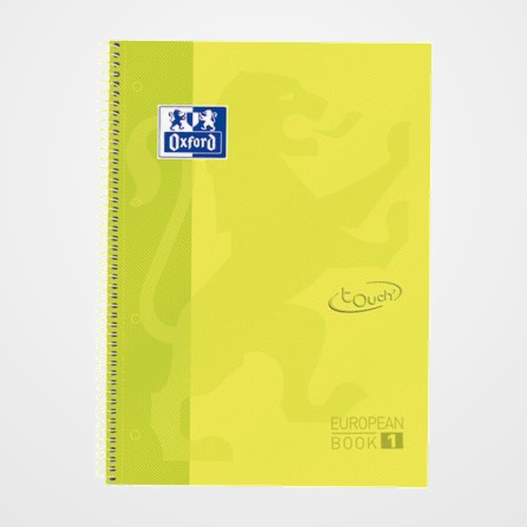 BLOC OXFORD TOUCH EU.BOOK 1 micro.tapa EXTRA A4+ 80h HORIZ. 90g  LIMA