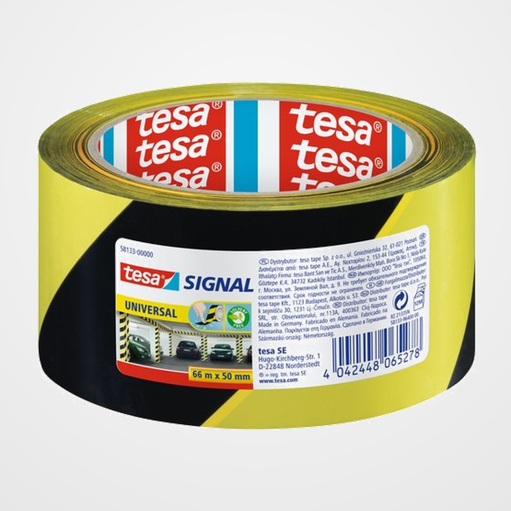 ROLLOS SEGURIDAD 66X50 MM. BICOLOR NEGRO/AMARILLO