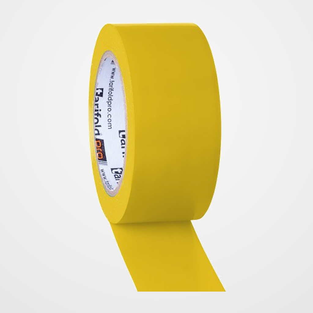 MARCAJE SEGURIDAD TARIFOLD AUTOADHESIVO ROLLO 33m x 5cm AMARILLO