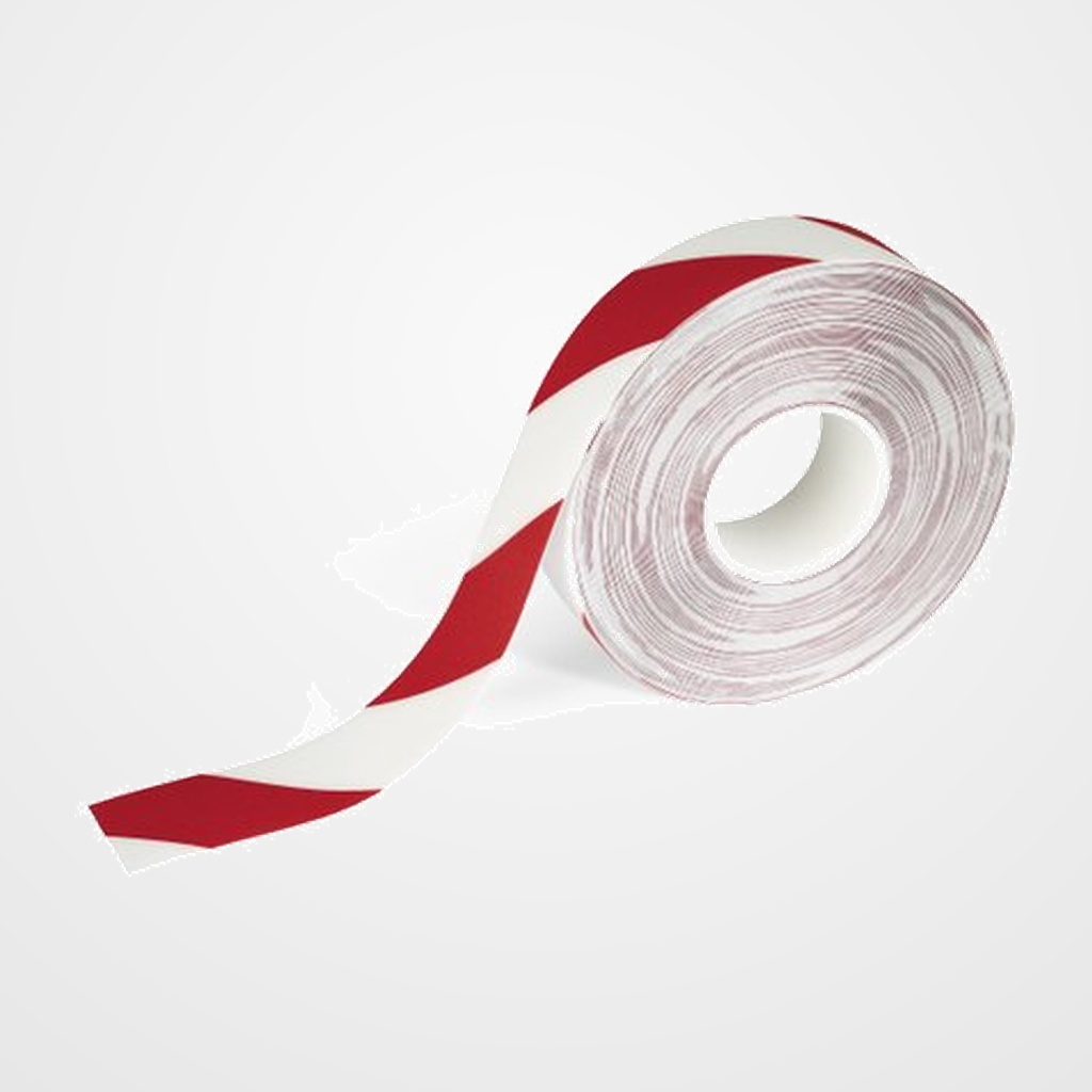 MARCAJE SUELO DURABLE DURALINE STRONG AUTOADHESIVO CINTA ROJO/BLANCO