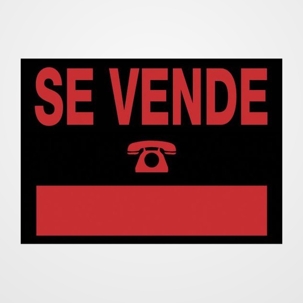 CARTEL ANUNCIO PVC 70x50 SE VENDE