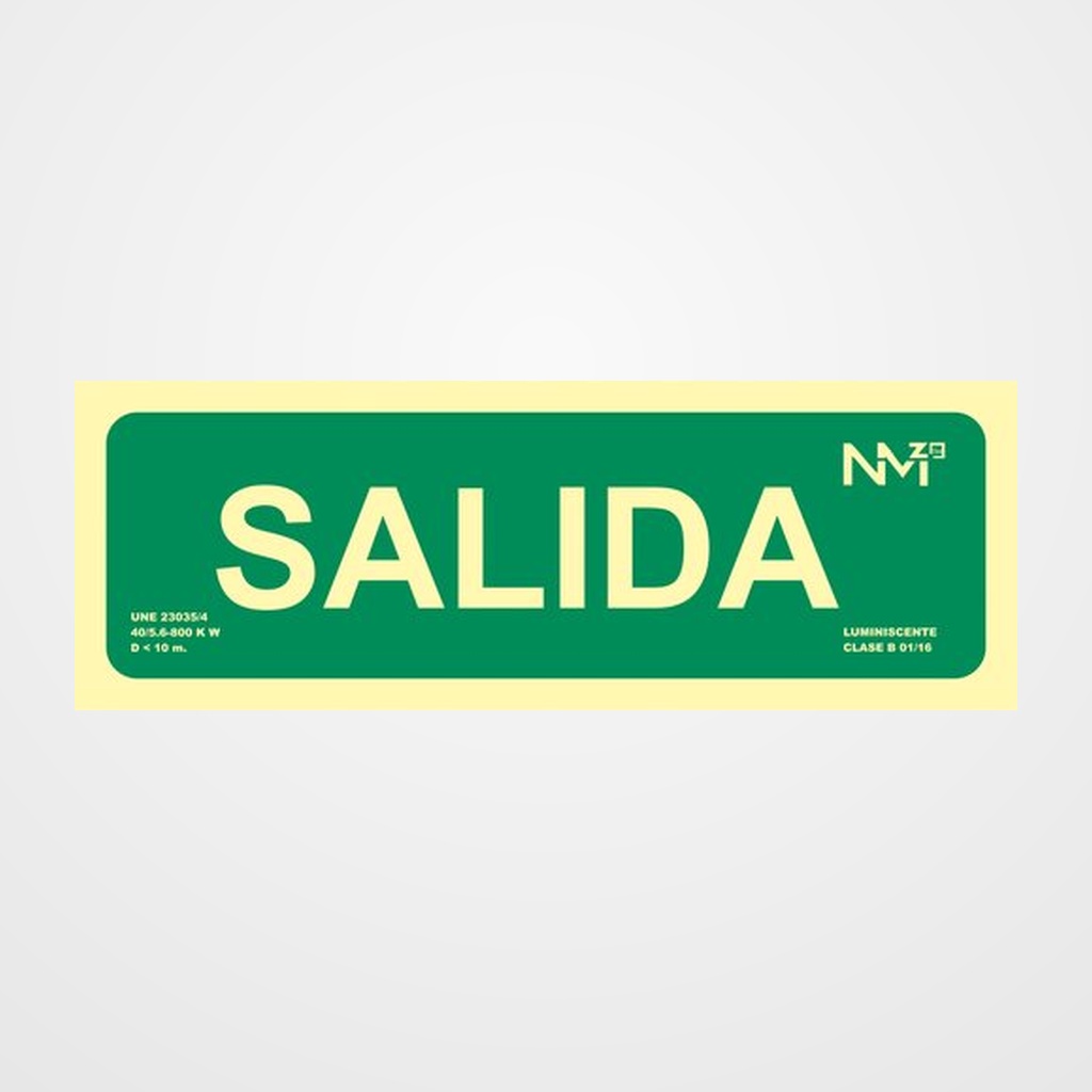 SEÑAL HOMOLOGADA SALIDA