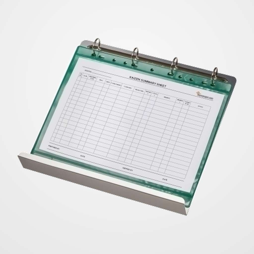 SOPORTE 4 ANILLAS TARIFOLD MAGNETICO CON REPISA A4/A5