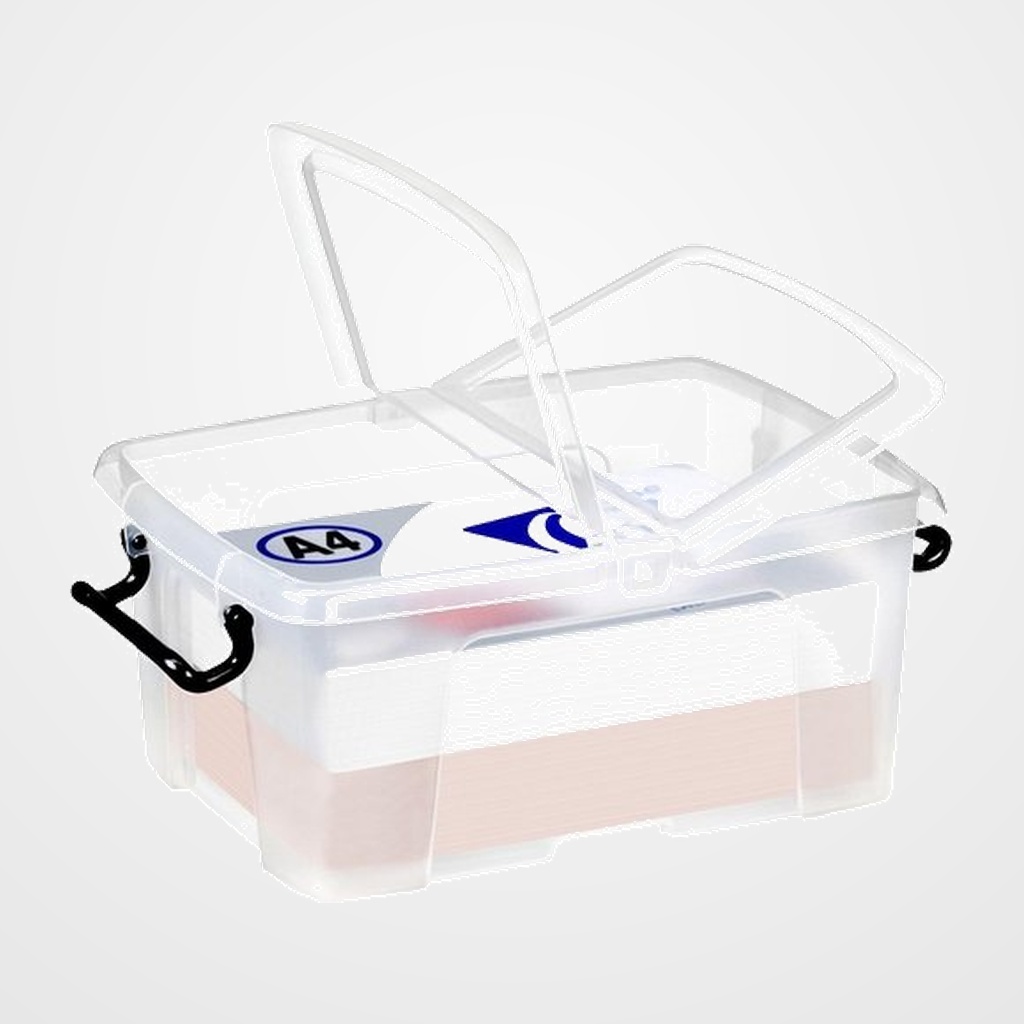 CAJA ALMACENAMIENTO STRATA BY CEP HW671 12 LITROS APILABLE CRISTAL