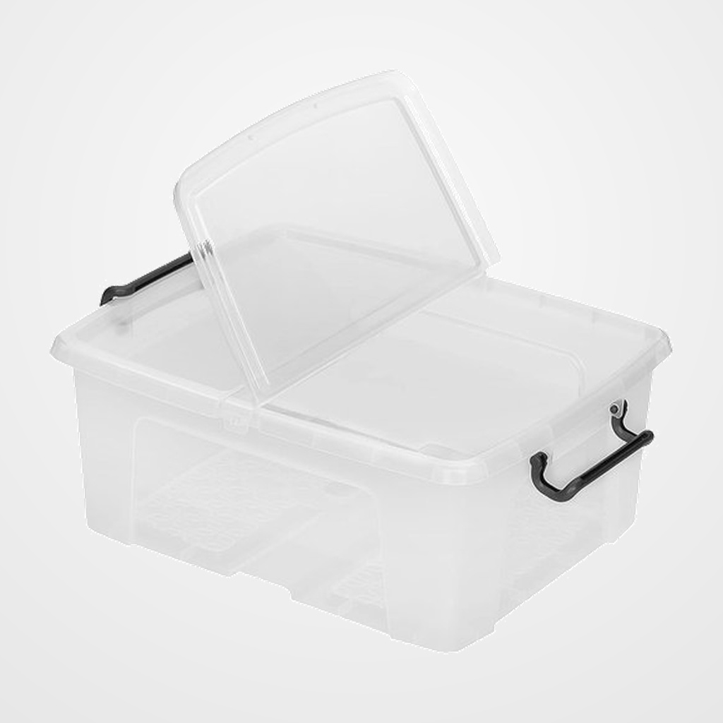 CAJA ALMACENAMIENTO STRATA BY CEP HW673 24 LITROS APILABLE CRISTAL